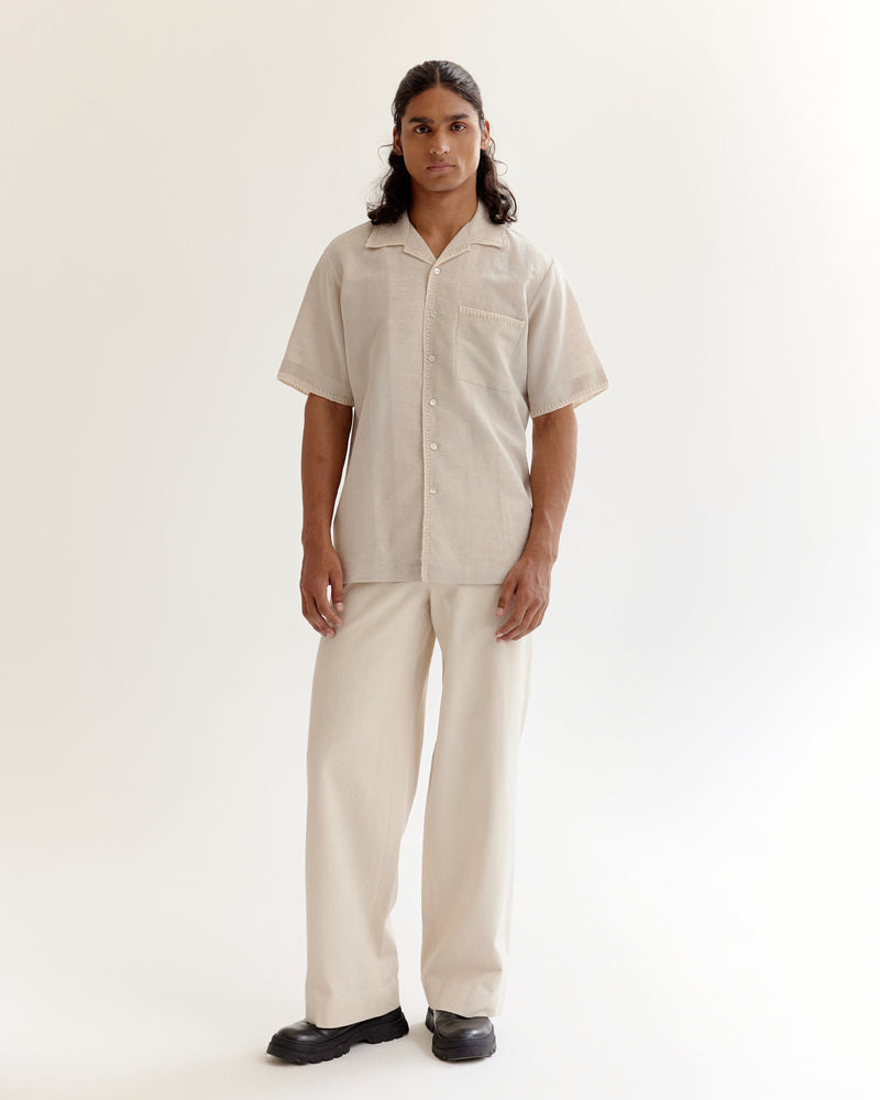 Crochet Edge Crafted Half Shirt