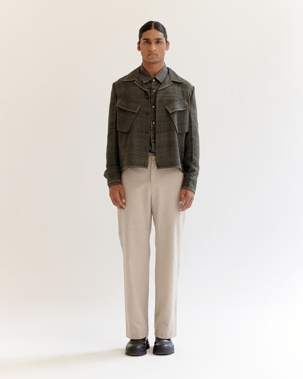 Vintage cropped military Jacket