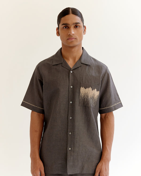 Dust Trail Hemp Embroidered Shirt