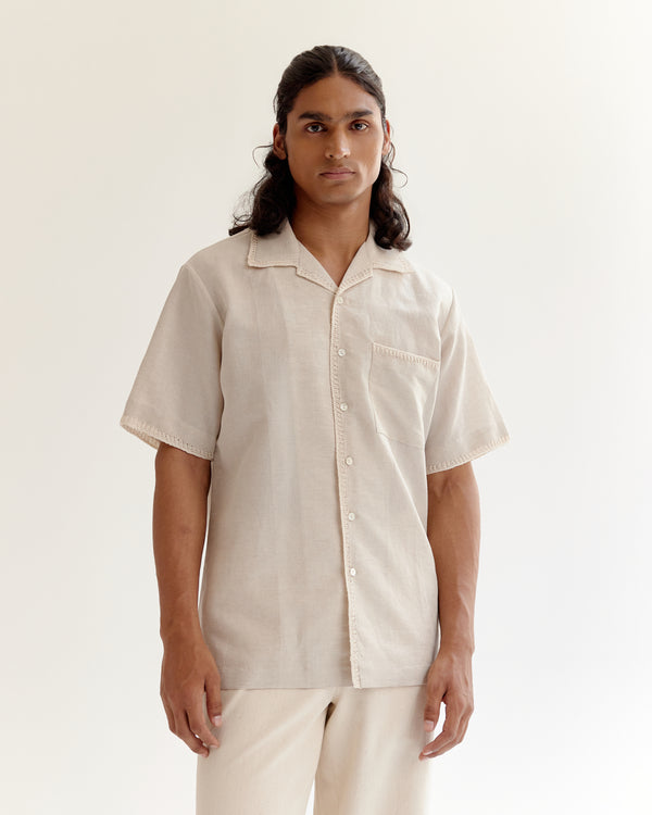 Crochet Edge Crafted Half Shirt