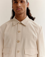 Artisan Denim Ribbed Bomber