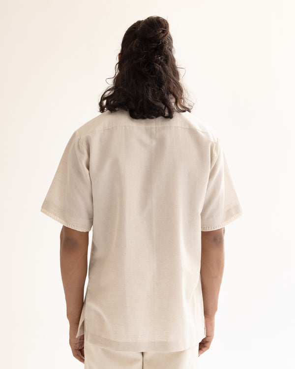 Crochet Edge Crafted Half Shirt