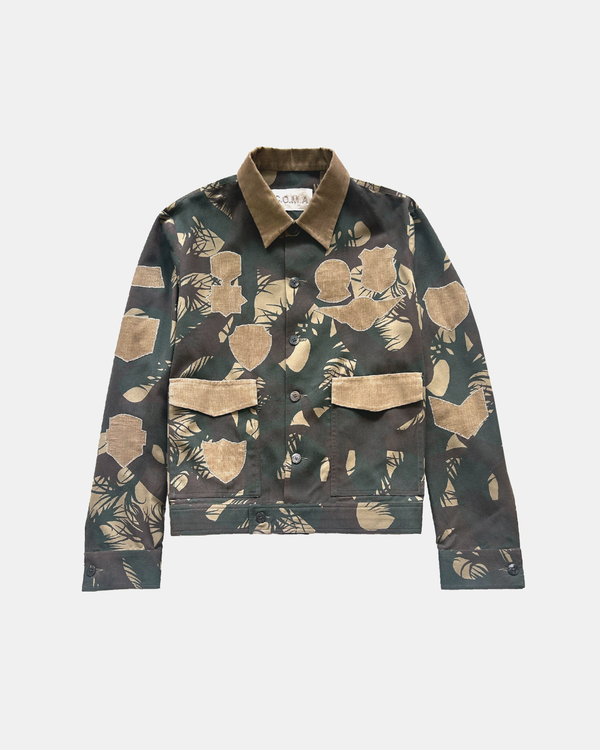 Deadstock Camouflage Blank Insignia Jacket